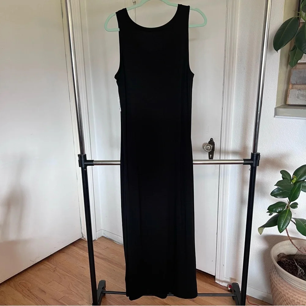 Amazon Essentials Basic All Occasion Black Dress. Size  M. NWT - Picture 2 of 4